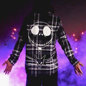 Jack Skellington Flannel